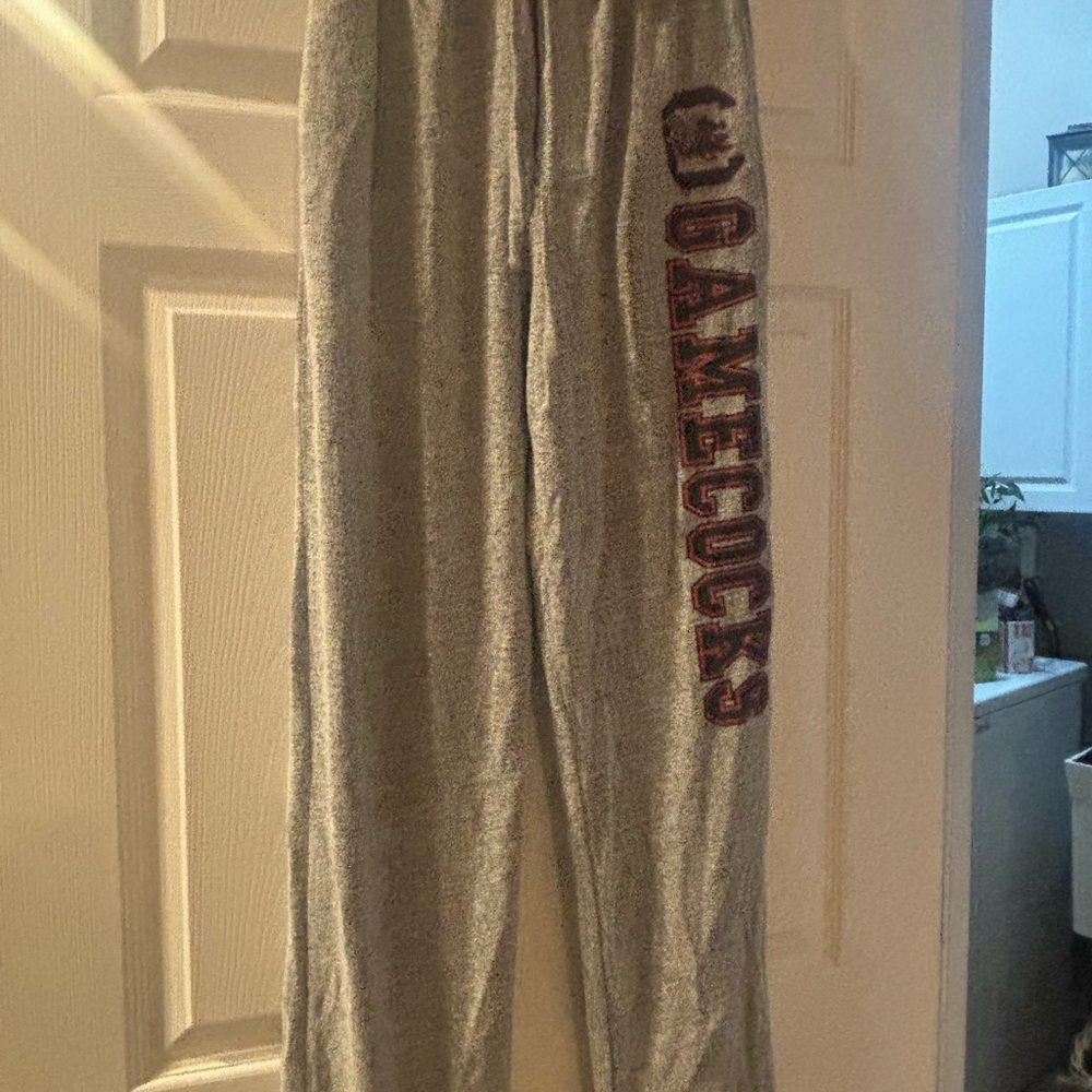 Gray Gamecocks Track Pants